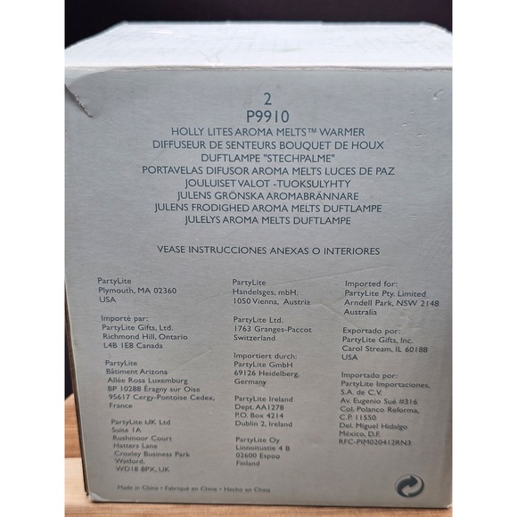 Partylite Holly Lites Aroma Melts Warmer P9910 Winter Holiday Christmas‎ Decor - Picture 4 of 8